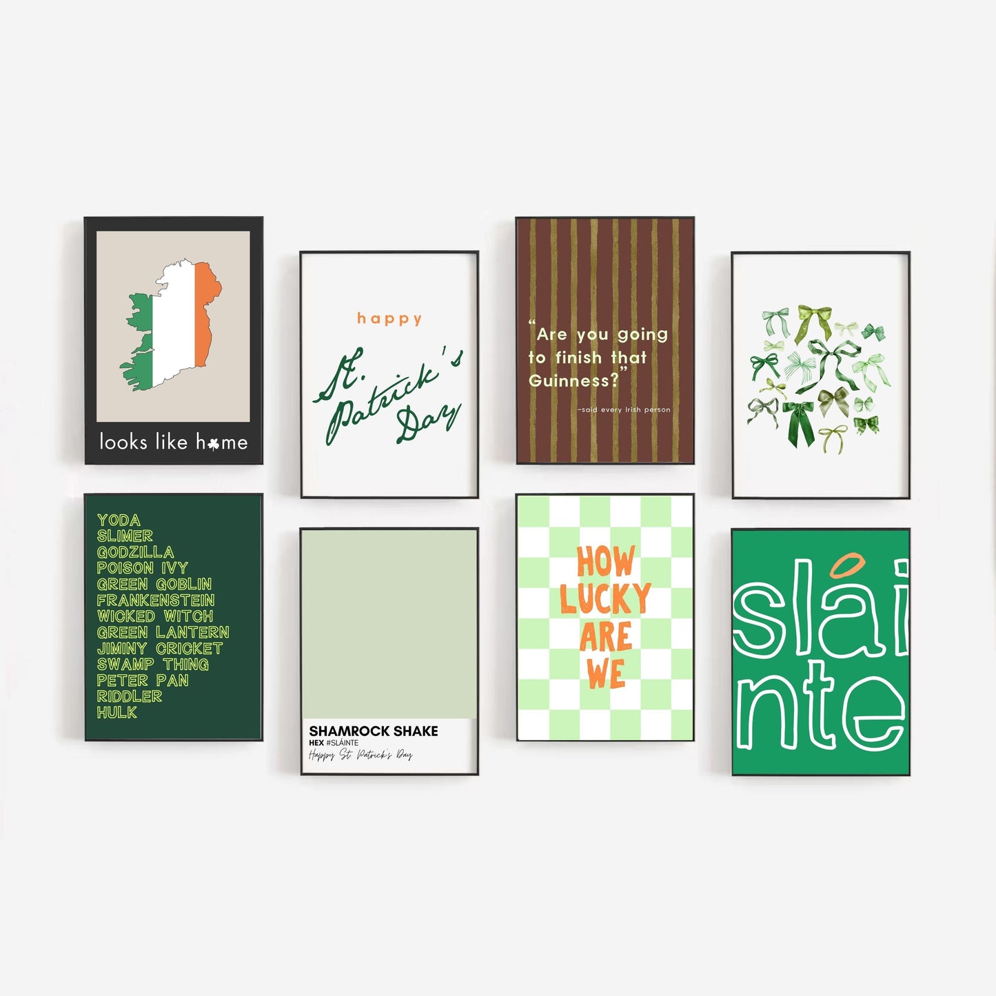 St. Patrick's Day Decor | Shamrock Print Hööshold