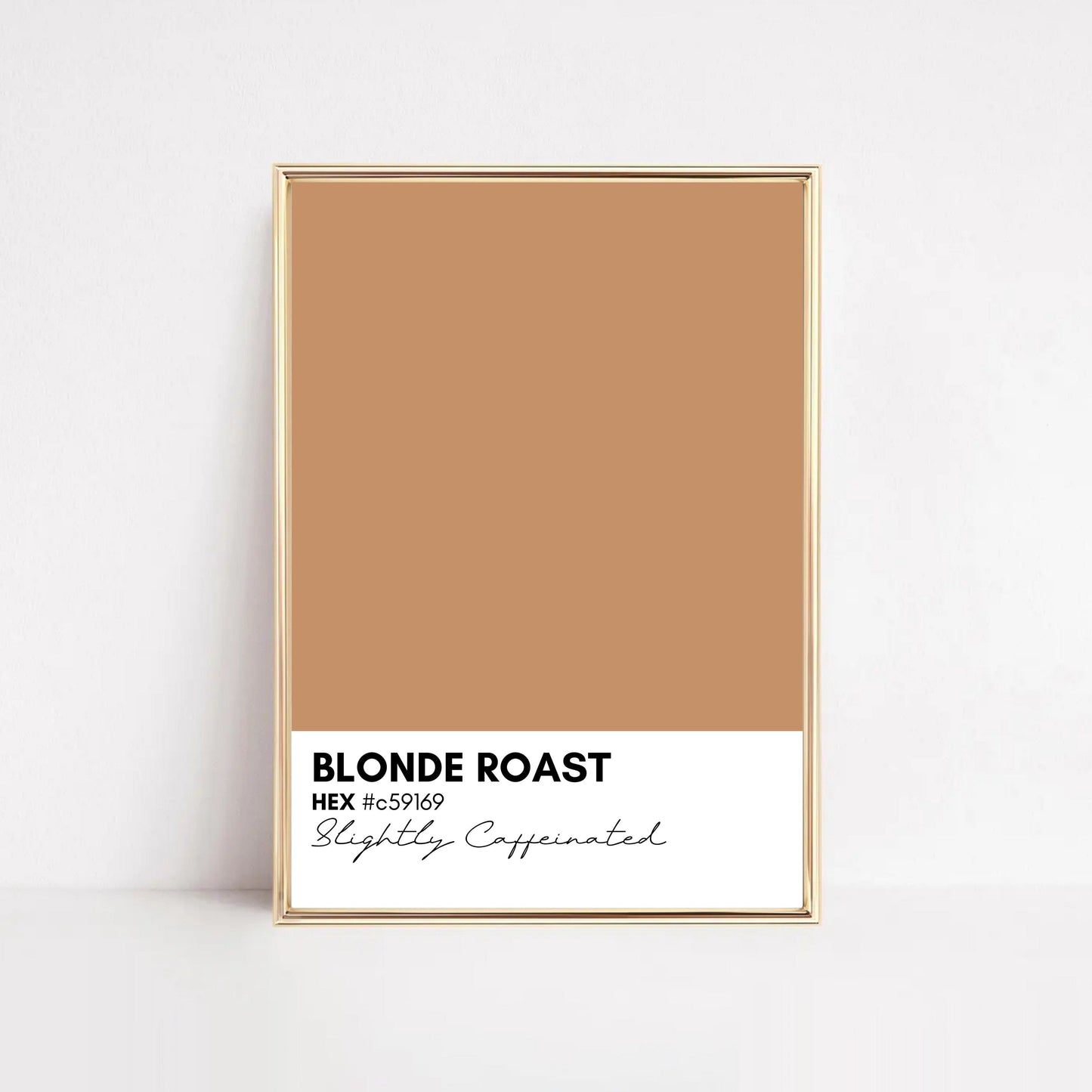 Blonde Roast Color Swatch Print Hööshold