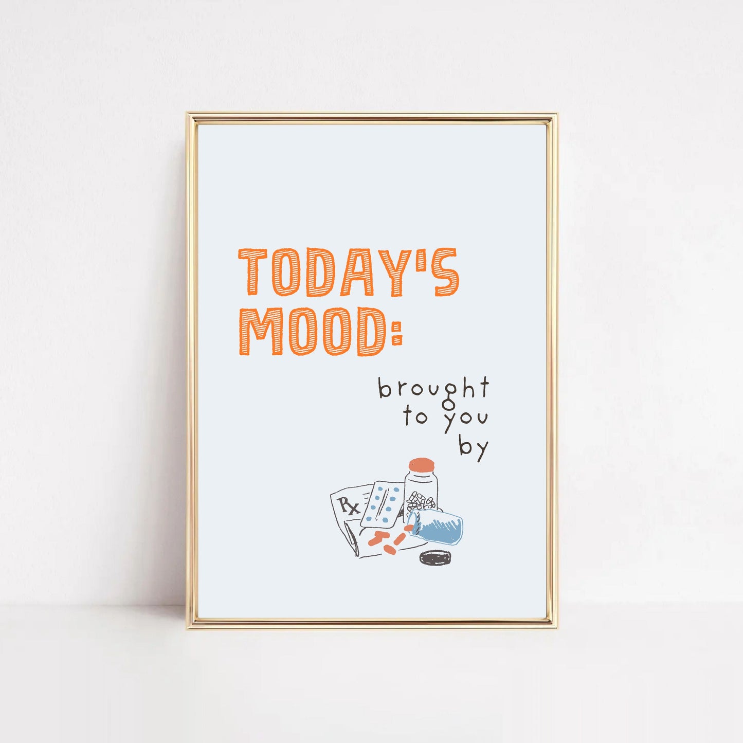 Today's Mood Print Hööshold
