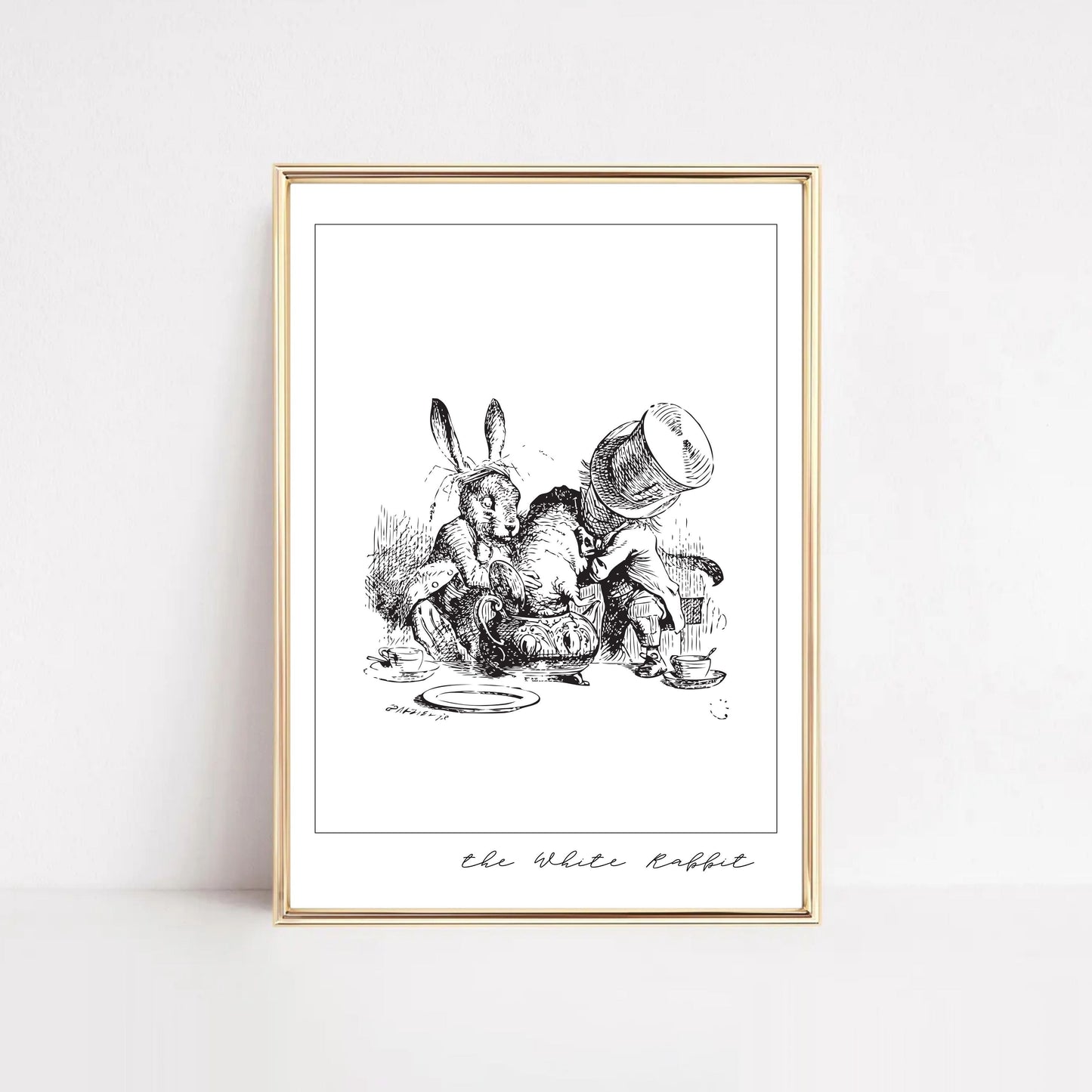 The White Rabbit Easter Print Hooshold