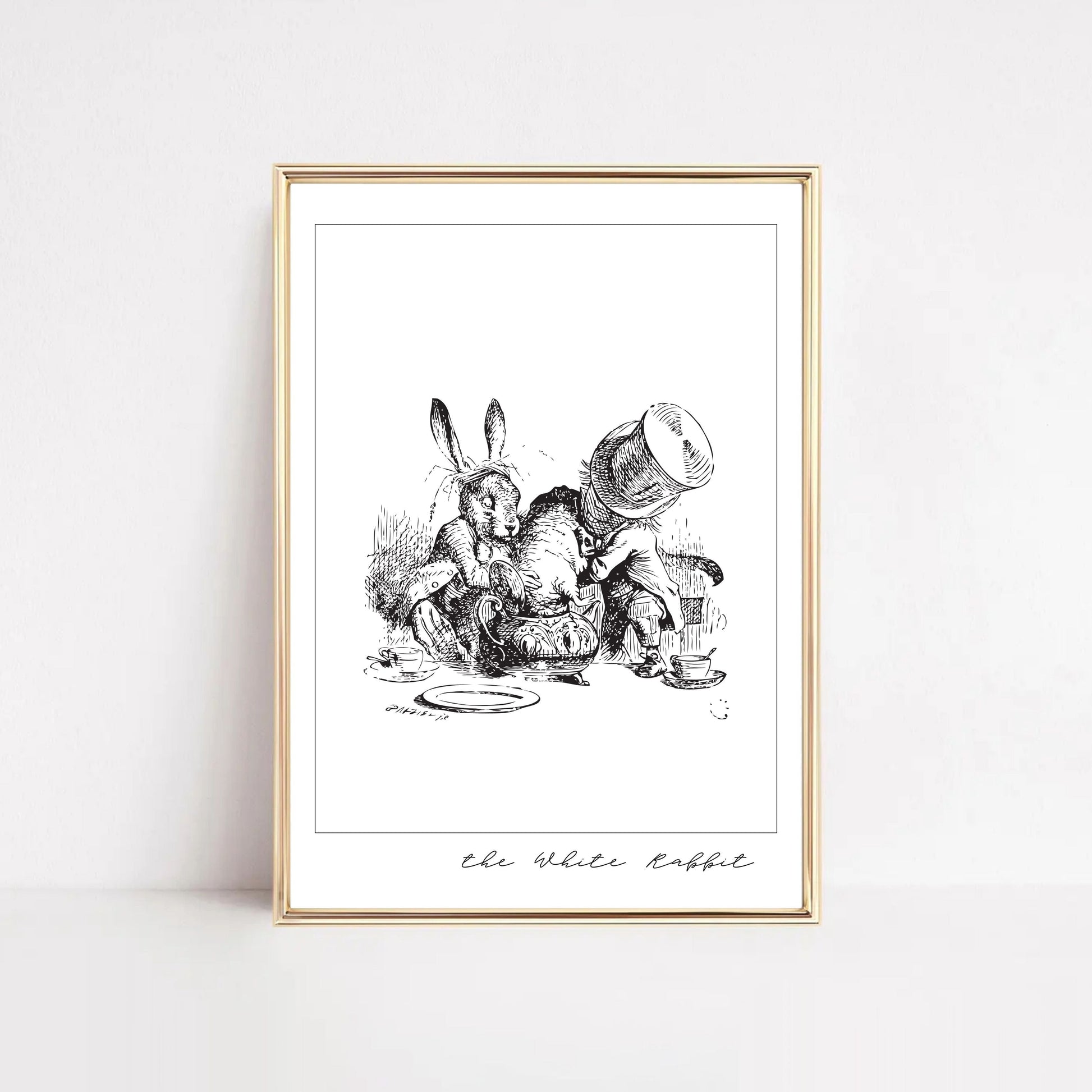 The White Rabbit Easter Print Hooshold