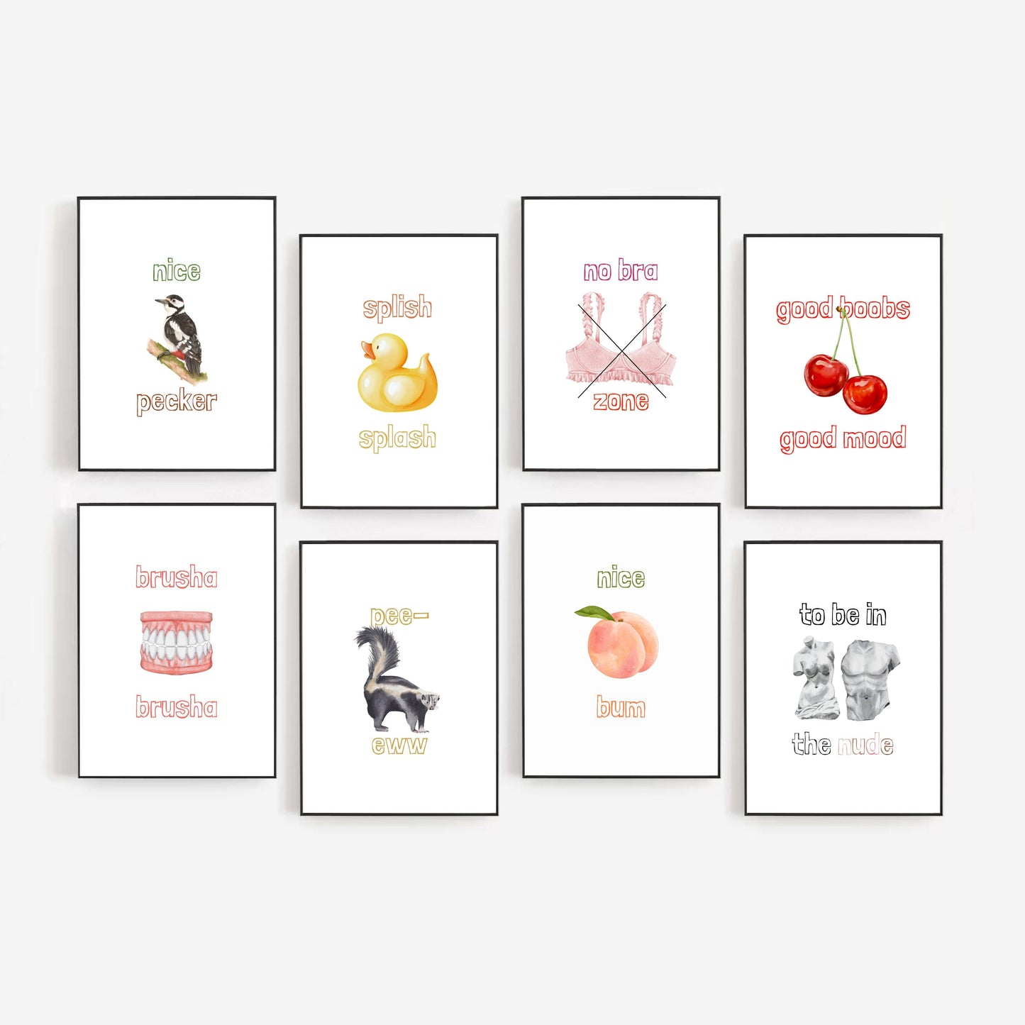 Nice Pecker Funny Bathroom Art Hööshold