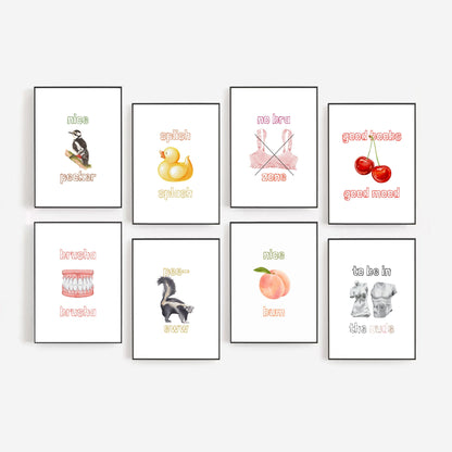 Nice Pecker Funny Bathroom Art Hööshold