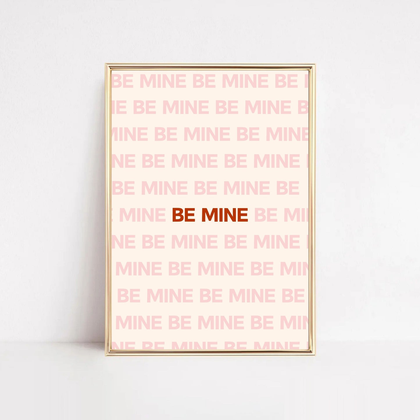 BE MINE Print | free printable artwork Hööshold