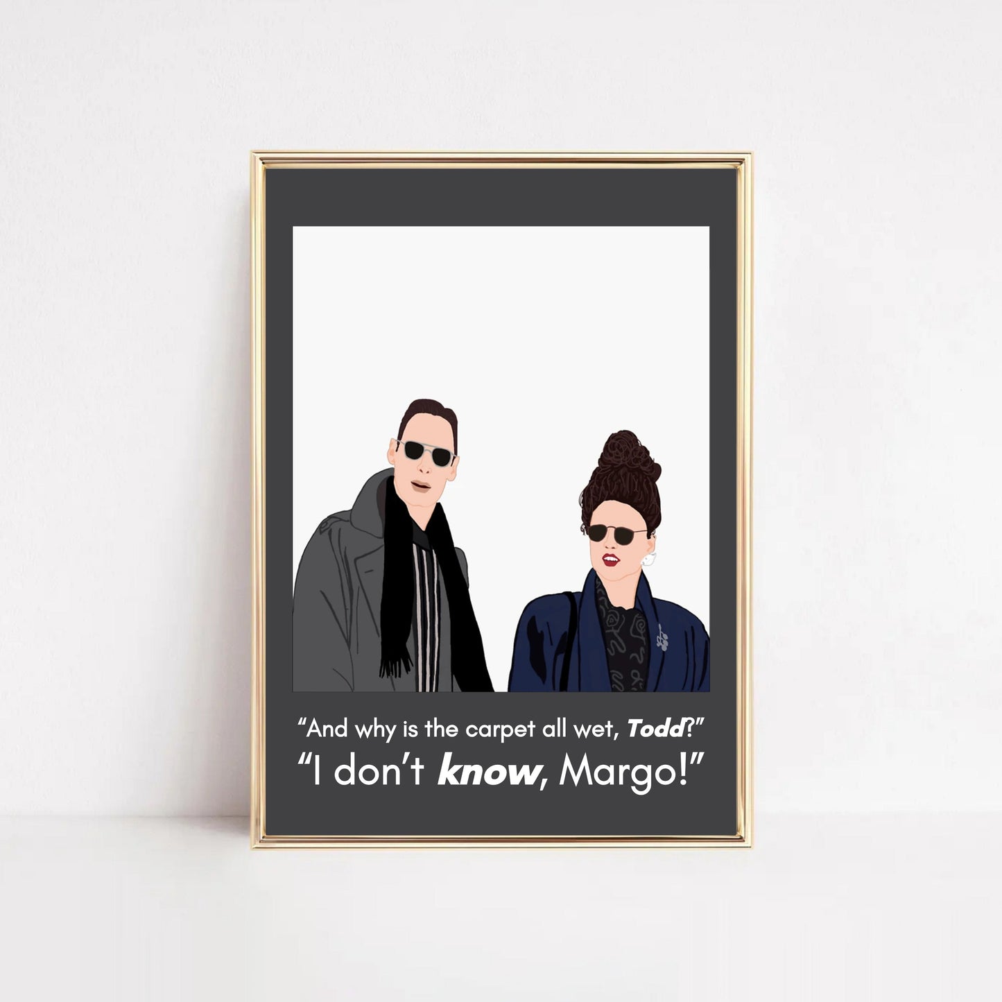 Todd and Margo Christmas Vacation Wall Art Hooshold