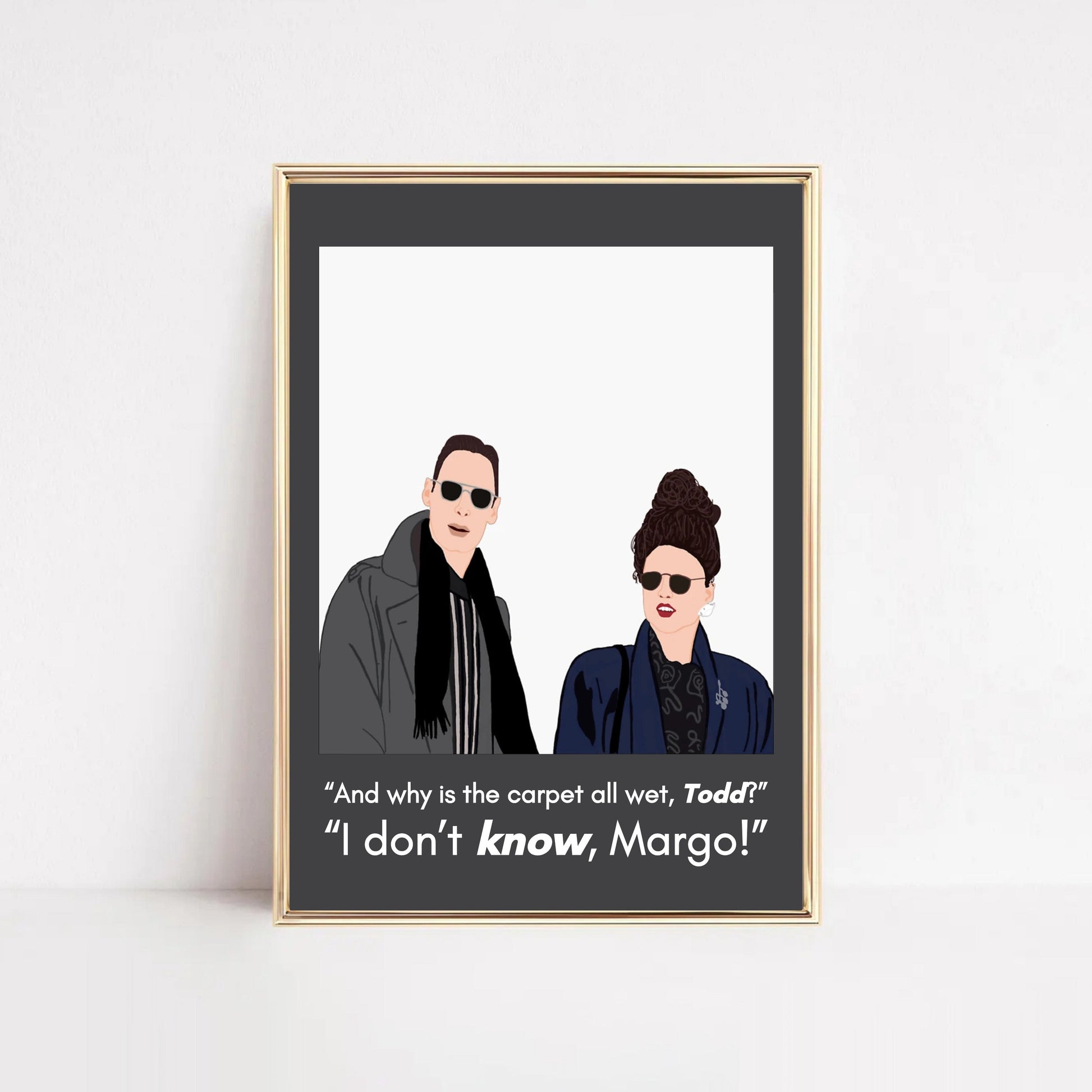 Todd and Margo Christmas Vacation Wall Art Hooshold