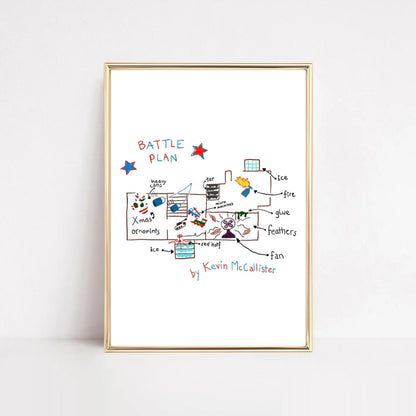 Home Alone Movie Poster Set | Christmas Wall Art Hooshold