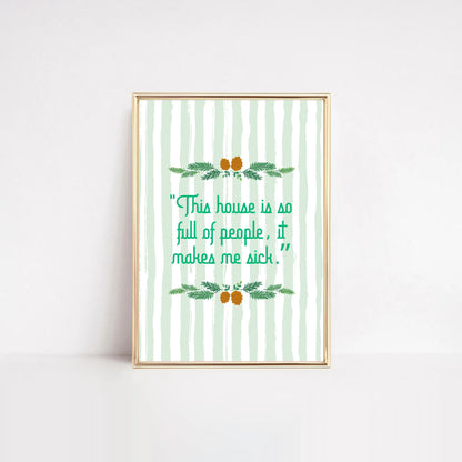 Home Alone Movie Poster Set | Christmas Wall Art Hooshold