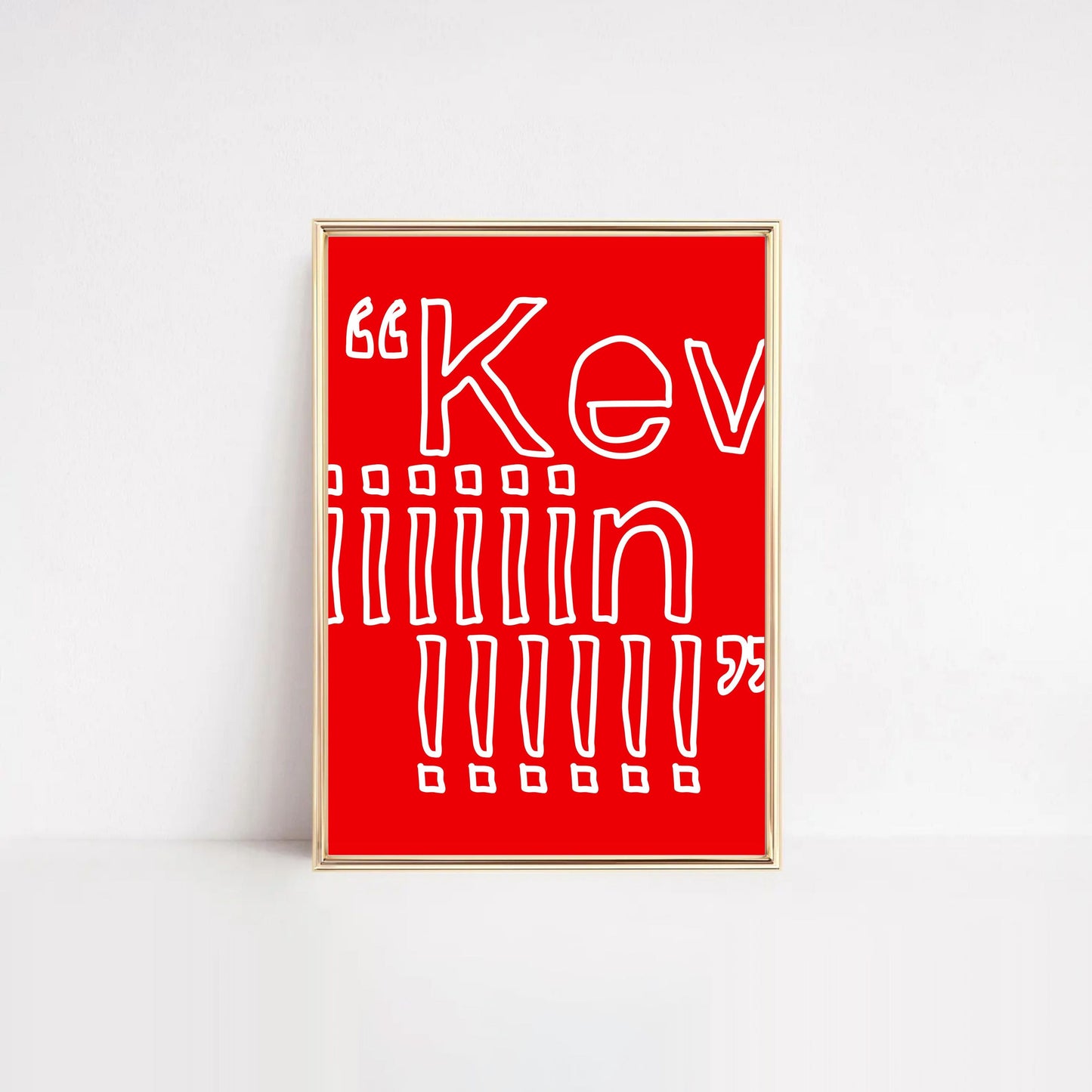 Kevin! Home Alone Poster | Christmas Wall Art Hooshold