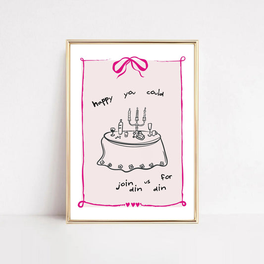 Kitchen Wall Decor Pink Kitchen Art Hööshold