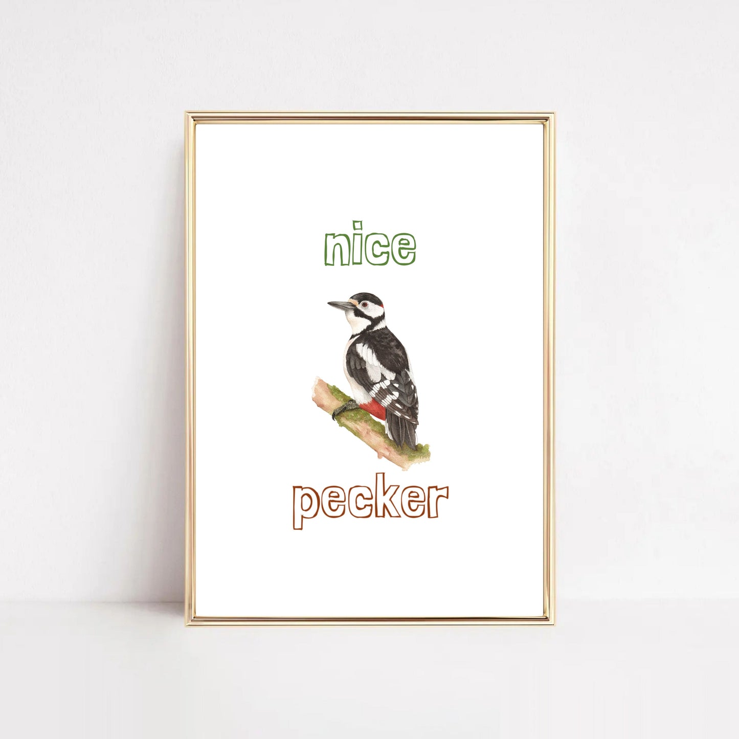 Nice Pecker Funny Bathroom Art Hööshold