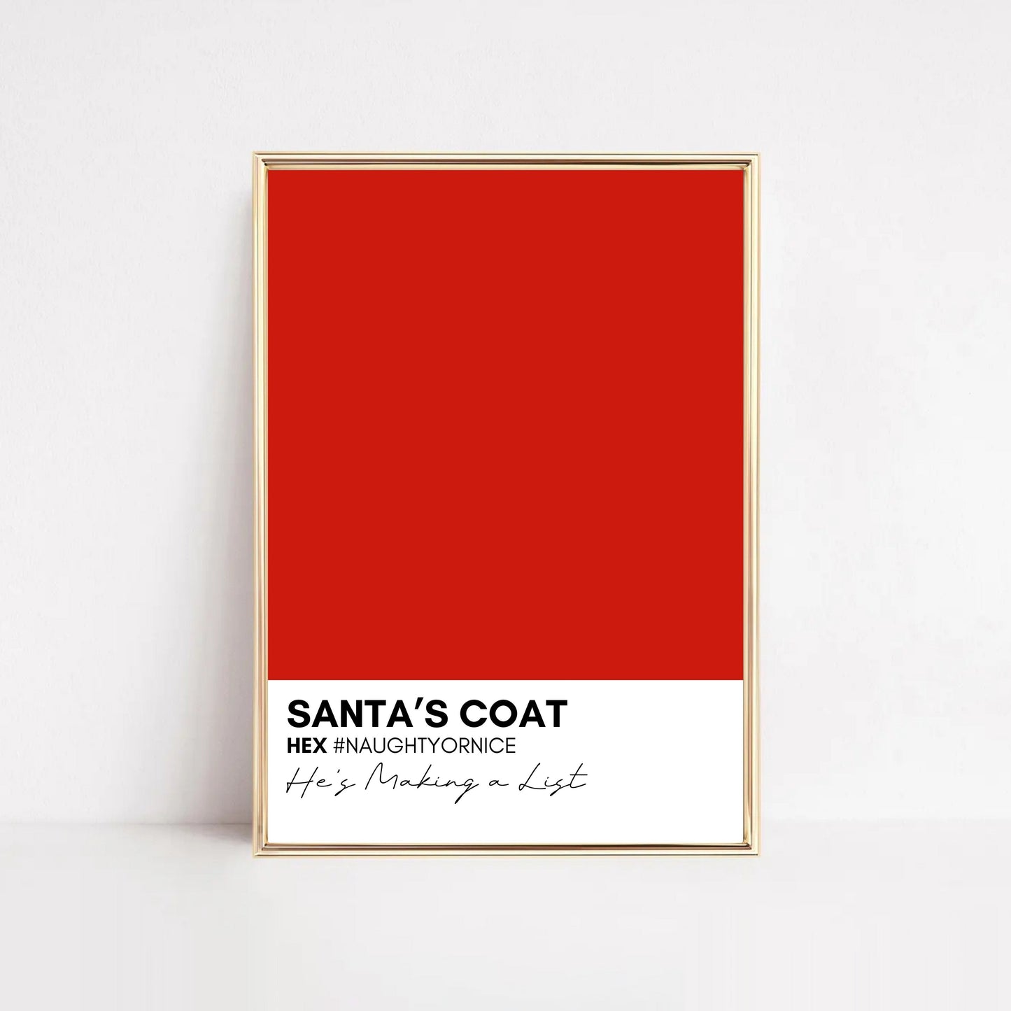 Red Christmas Print Hooshold